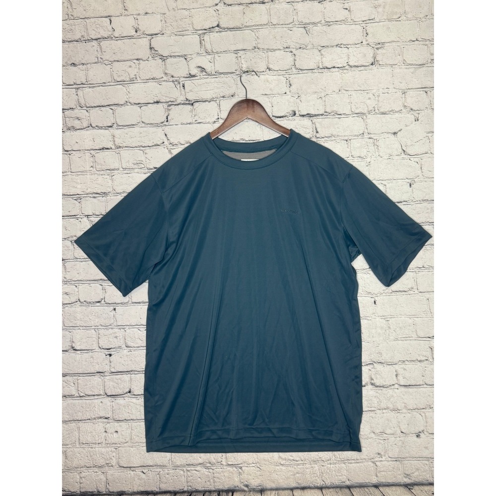 Columbia Sportswear Company Men's XL TG Short Sleeve T-Shirt Teal
